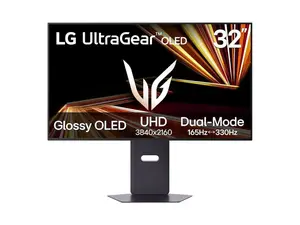 LG 32" (31.5" viewable) 165 Hz OLED UHD Gaming Monitor FreeSync Premium Pro & G-Sync Compatible DCI-P3 98.5% (CIE1976) 32GX850A-B