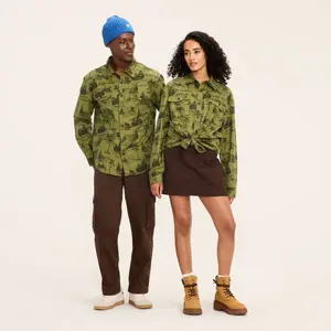 Adult Long Sleeve Toile Print Flannel Button-Down Shirt - Woolrich