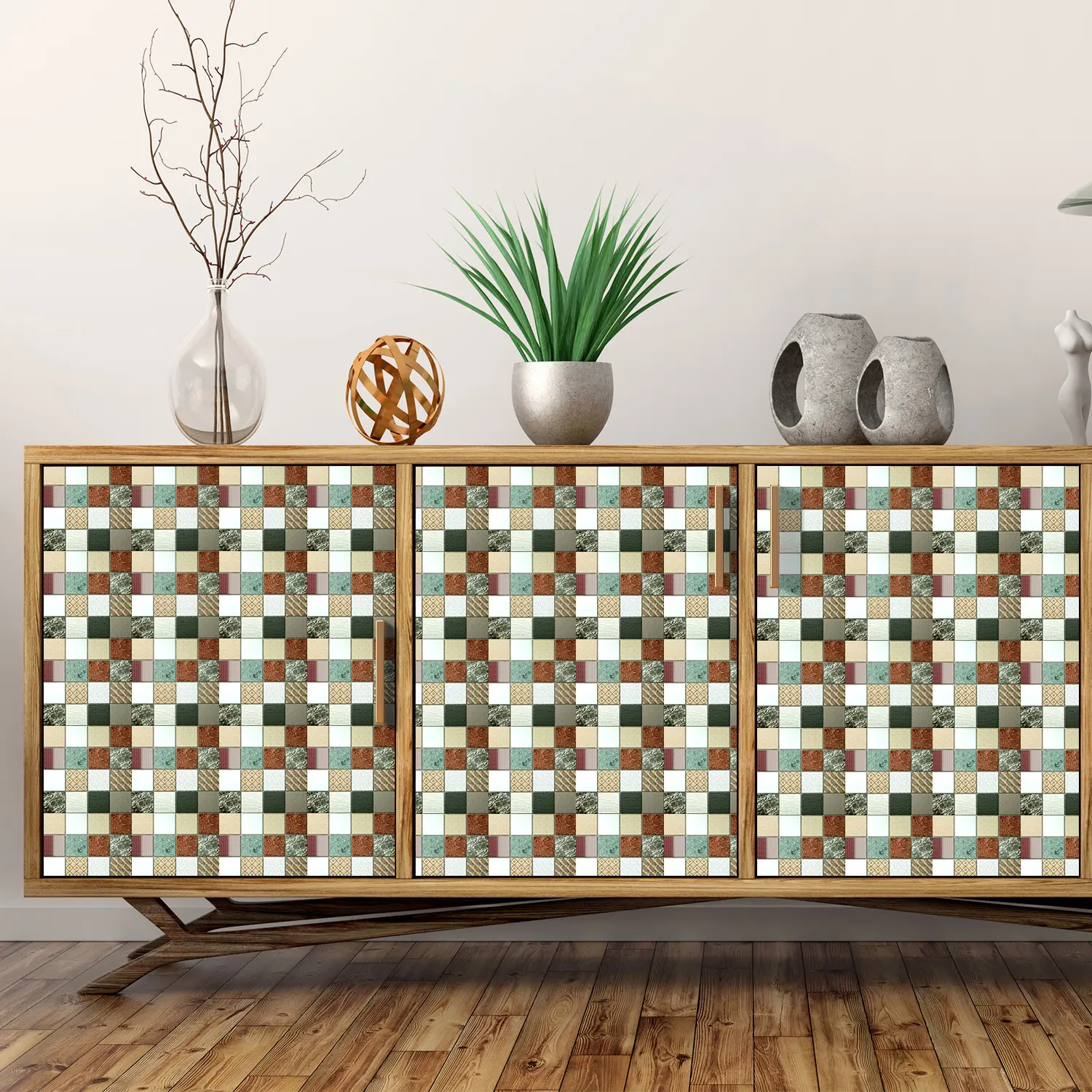 3D Waterproof Mosaic Wallpaper Peel & Stick Tiles, Unique 3D Mural Effect, Durable Self-Adhesive Decorative Tiles for Kitchen Bathroom Home