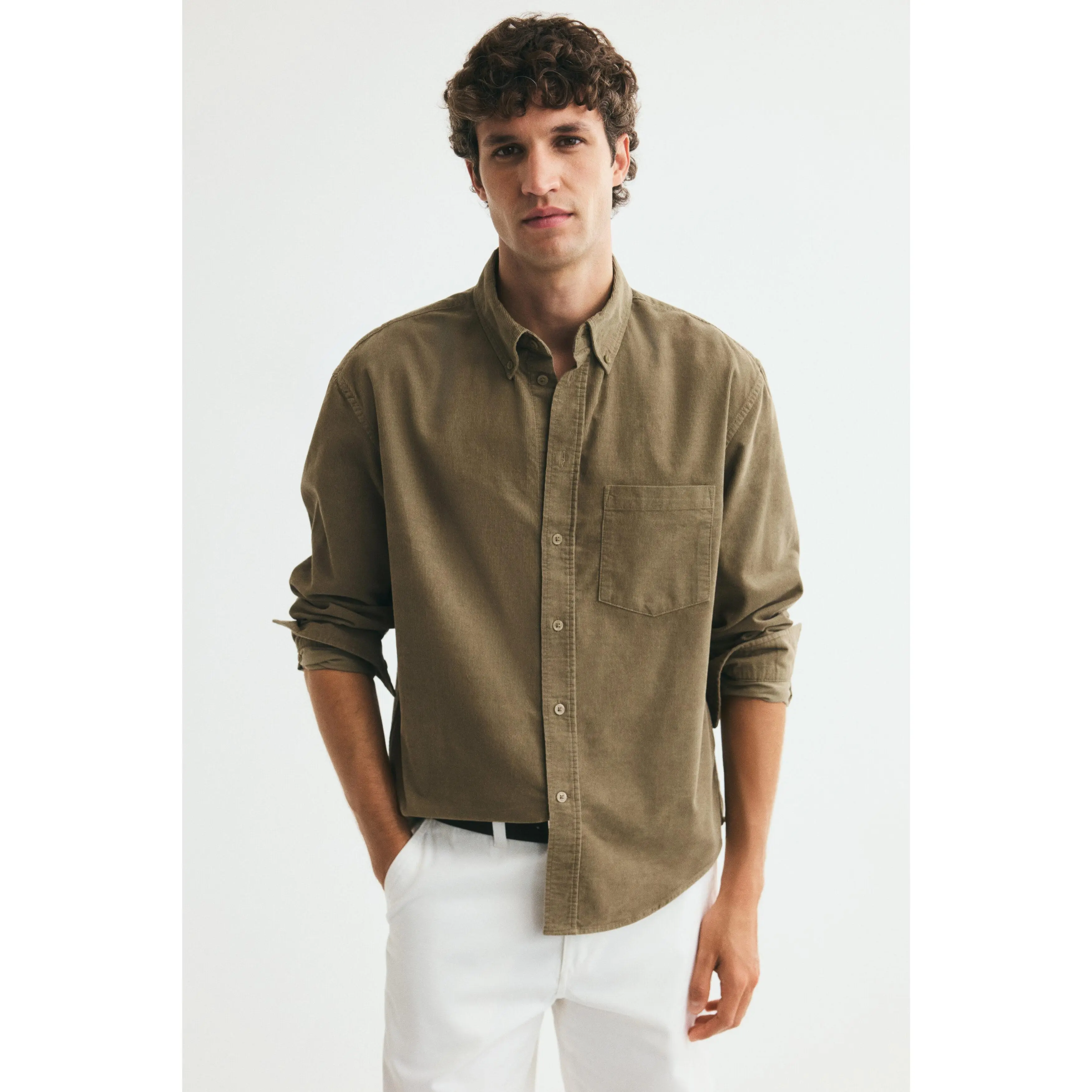 H&M Regular Fit Corduroy shirt