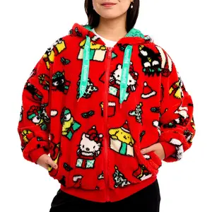 Sanrio Christmas Presents Zip Up Unisex Hoodie