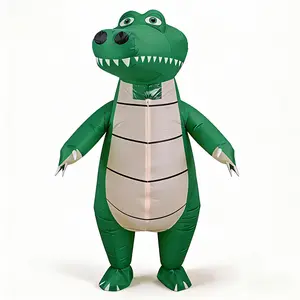 ZIUTOCA Inflatable Crocodile Costume for Adults | Viral TikTok Funny Alligator Blow Up Suit, Perfect for Halloween Christmas Party Cosplay, One Size Fits Most