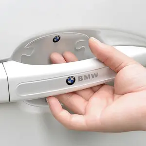 4/8Pc Transparent Car Anti-Collision Strip Door Handle Bowl Protector Film Anti-Scratch Sticker For BMW M Performance E36 E39 E46 E30 E34 E53 E90 E60 E70 E92 E93 E83 E84 E87 G01 G11 G12 G20 G30 X1 X2 X3 X4 X5 X6 X7 F30 F20 F10 F15 F16 M3 M4 M5 Accessories