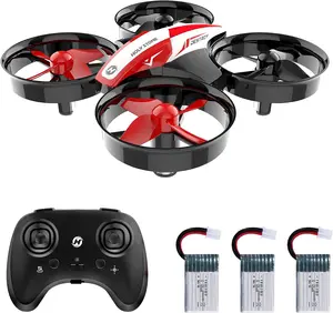 Holy Stone Mini RC Nano Drone for Kids & Beginners - Indoor Quadcopter with Controller, Auto Hovering, 3D Flips, Headless Mode, 3 Batteries, Accessories, Electronic Gadget Gift Set summerwins
