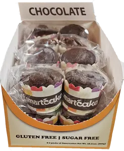 SmartCake Chocolate 8-pack 38 calories (16 gluten free snack cakes)