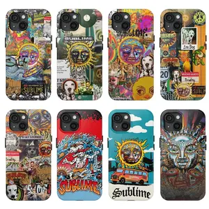 Sublime Phone Case For iPhone And Samsung Reggae Rock Band West Coast California Vibe Surf Skate Aesthetic L