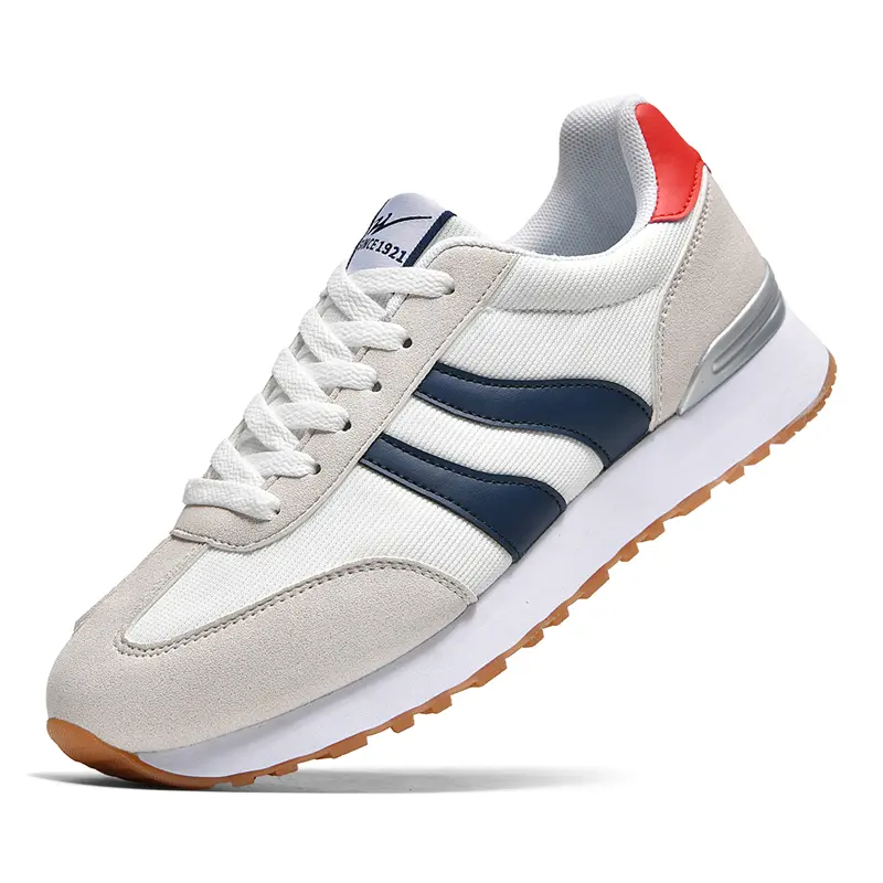 Men's Classic Minimalist Casual Trainers - Soft Sole, Comfortable, Fashionable for Daily Wear, Outdoor Travel