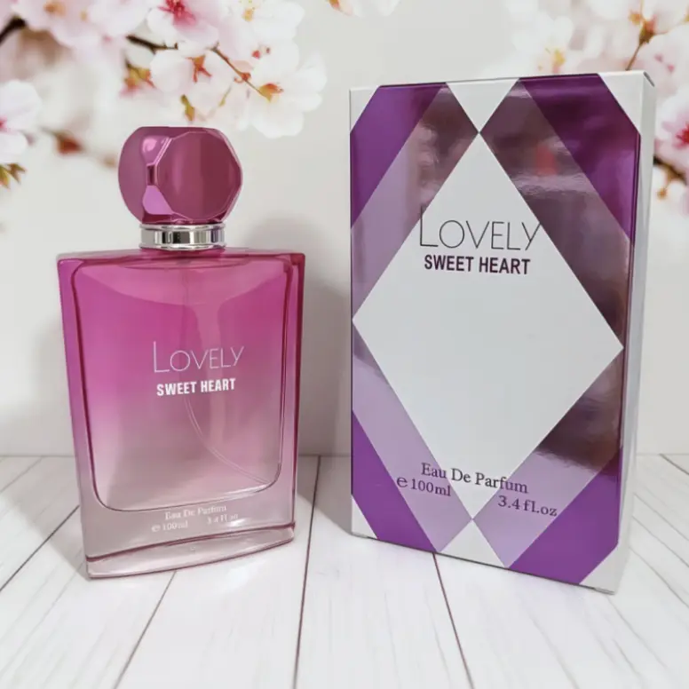 JINBADI LOVELY SWEET HEART Women Perfume 100ml, Long Lasting Eau de Parfum Fragrance Spray，Feminine vanilla fragrance with girlish vibe, an ideal gift for her, perfect for date nights, office parties, daily wear and summer commutes