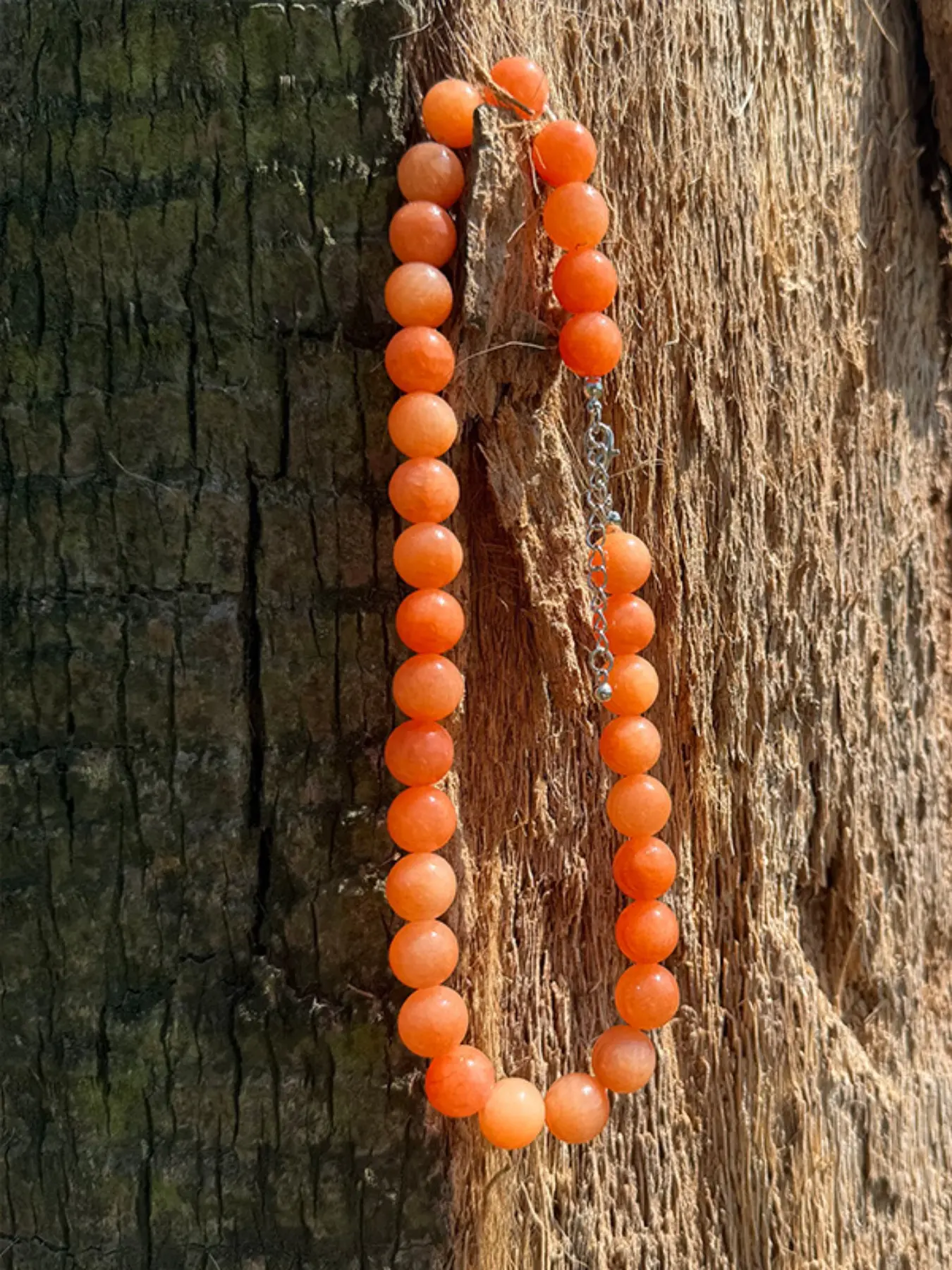 Boho Style Natural Stone Necklace, High-End 12mm Colorful Handmade Beaded Jewelry, Crystal Pendant, Pendant Design, Women's Beach Vacation Accessory, Fashion Accessory Necklace, Trendy Necklace, Decorative Necklace