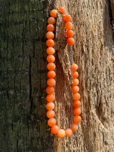 Boho Style Natural Stone Necklace, High-End 12mm Colorful Handmade Beaded Jewelry, Crystal Pendant, Pendant Design, Women's Beach Vacation Accessory