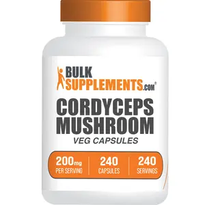 BulkSupplements - Cordyceps Mushroom Capsules - Immune - Heart Health - Kidney Health - 240 Capsules - 2000mg per Serving