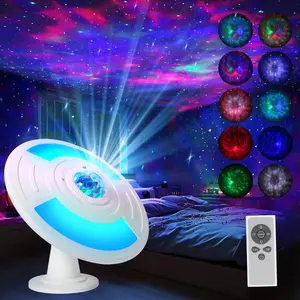 BEICHEN UFO Galaxy Projector – LED Star & Nebula Light with Remote & Timer, Ambient Night Light for Bedroom & Home Decor,USB Powered，springtok