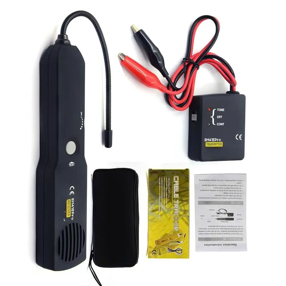 EM415PRO Automotive Circuit Tester Tool - Flexible Coiled Steel Probe, 6-42V Car Voltage Tester, Continuity & Breakpoint Finder, Automotive Continuity Tester