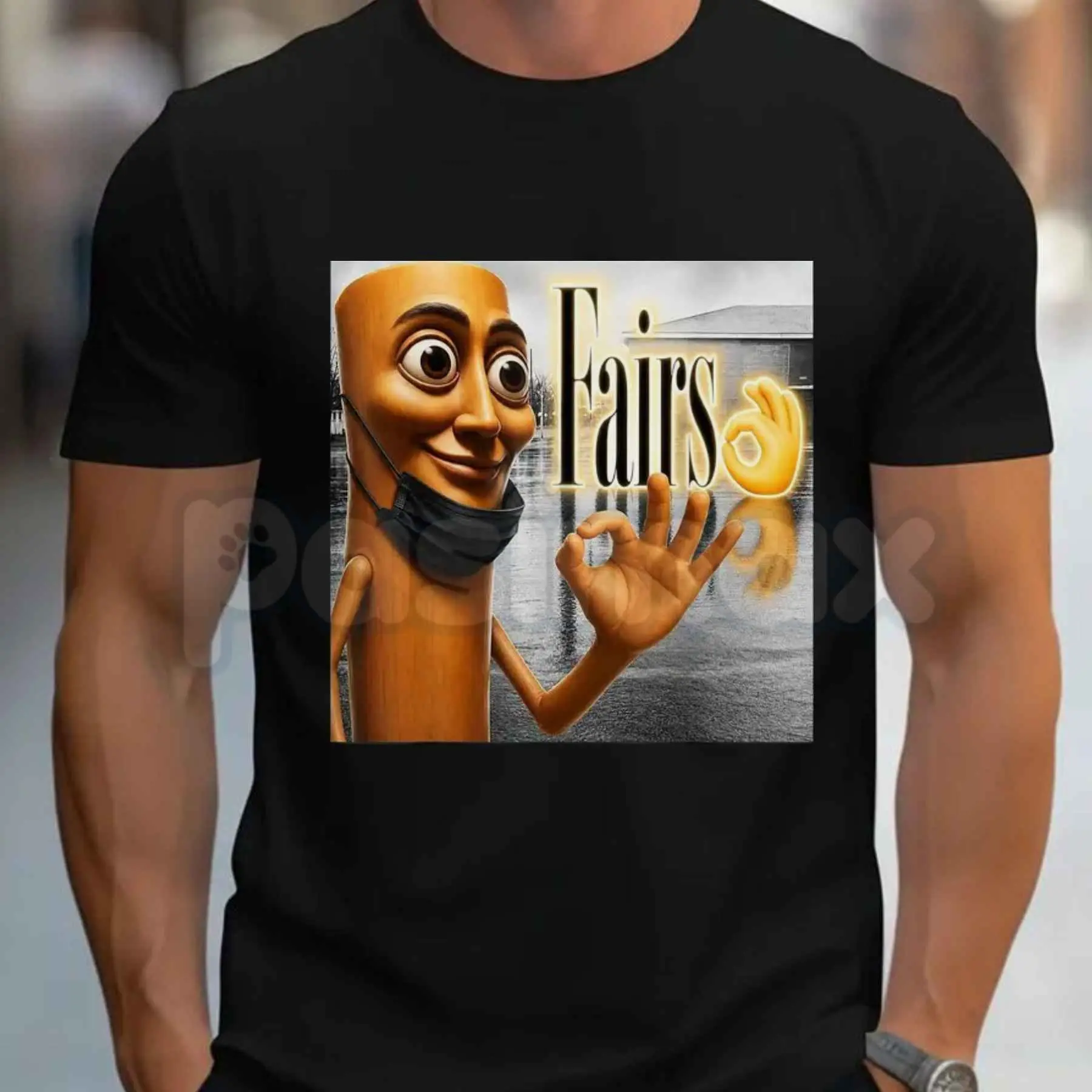 T Tung Sahur Fairs Parody YBG Meme T Shirt – Funny Italian Brainrot Irony Tee, Chronically Online Tung Tung Sahur Unisex Classic Cotton Shirt
