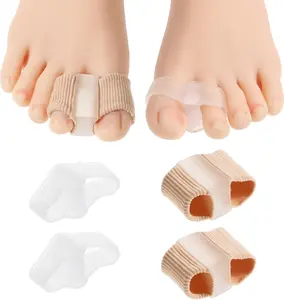 Correct Toe Separators for Toes, Bunion Corrector, Toe Separators with 2 Big Toe Alignment Loops, Bunion Relief, Hammer Toe Straightener.