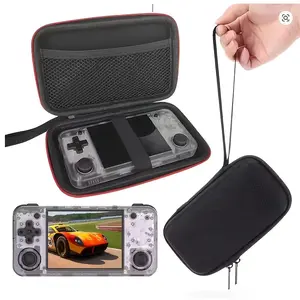 Eva Hard Shockproof Protective Case for R36s/r35s Game Console, Durable Carrying Bag, Mini Pouch Organizer, Ideal for Gaming Accessories