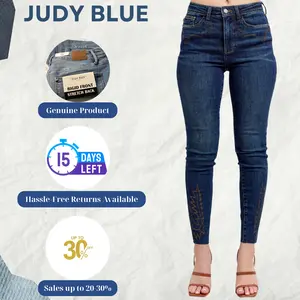 Judy Blue Full Size Embroidered High Rise Skinny Jeans Plus Size