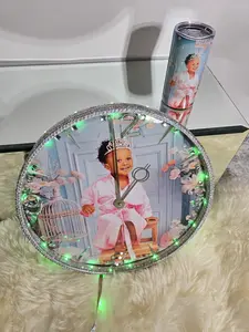 Clock and Tumblers Personnalized