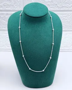 925 Silver ''CORDON CON BOLITA'' Chain