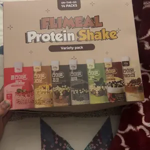 [Fullight Official] Flimeal Crunchy Protein Powder, 20~22g Protein, Low Sugar Keto-Friendly On-the-Go-Pack of 7, Meal Replacement, Easily Digestible Preworkout Drink