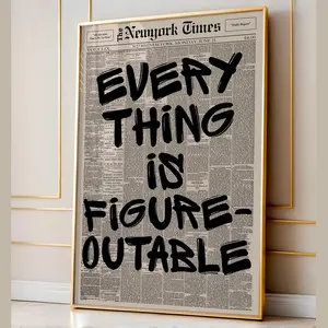 [Sale off up to 65%][Free Ship][No Frame] Retro Weak Ass Bitch Newspaper Print, Trendy Wall Art, Typography Poster, Motivational Quote Print, Canvas Wall Decor. Modern Wall Art (5)