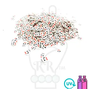 Girly Skulls Polymer Clay Pieces