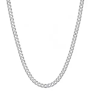 Miami Cuban Chain for Men and Women Stainless Steel Unisex Cuban Chain Necklace for Boys 18-26 Inches Non Tarnish Trendy Jewelry