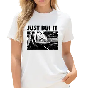 Just Dui It Graphic T-shirt, Legendary Tiger Golfer Apparel For Men Women, Edgy Humorous Meme Print Gag Gift Idea | GN300326.R0728.ID01