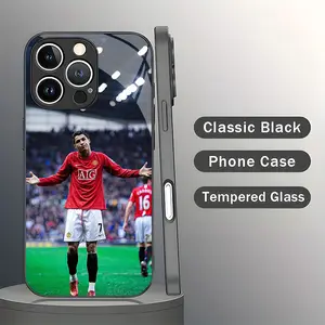 IPhone 16 Promax Ronaldo phone case Phone Case Tempered Glass Anti Drop, Anti Sweat Suitable for iPhone 17 15 14 13 12 11 XS Phone Protection Case