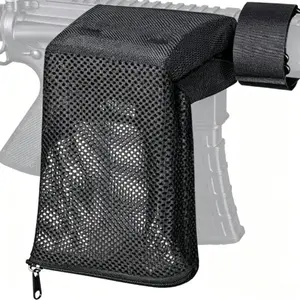 Brass Shell Collector Net, Mesh, Heat-Resistant Thickened Brass Shell Collector with Zipper Bottom, Quick Release Brass Shell Collector