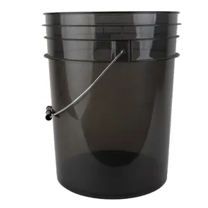 Plastic Pail Translucent Bucket 5 Gallon