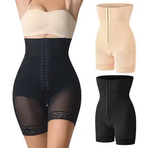 Shapefit Women's Tummy Control Butt Lifter Thigh Slimmer Shapewear Butt Lifting Shaper Shorts High Waiste  Button - down shapewearamless Girdles Shapewear body shaper Compression Postpartum Corset Womenswear shapewear faja body shaper Leg
