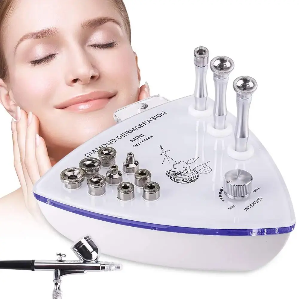 Professional Diamond Microdermabrasion Machine, Facial Care Skin Exfoliator, Includes Multiple Skincare Tools, Home Spa Treatment