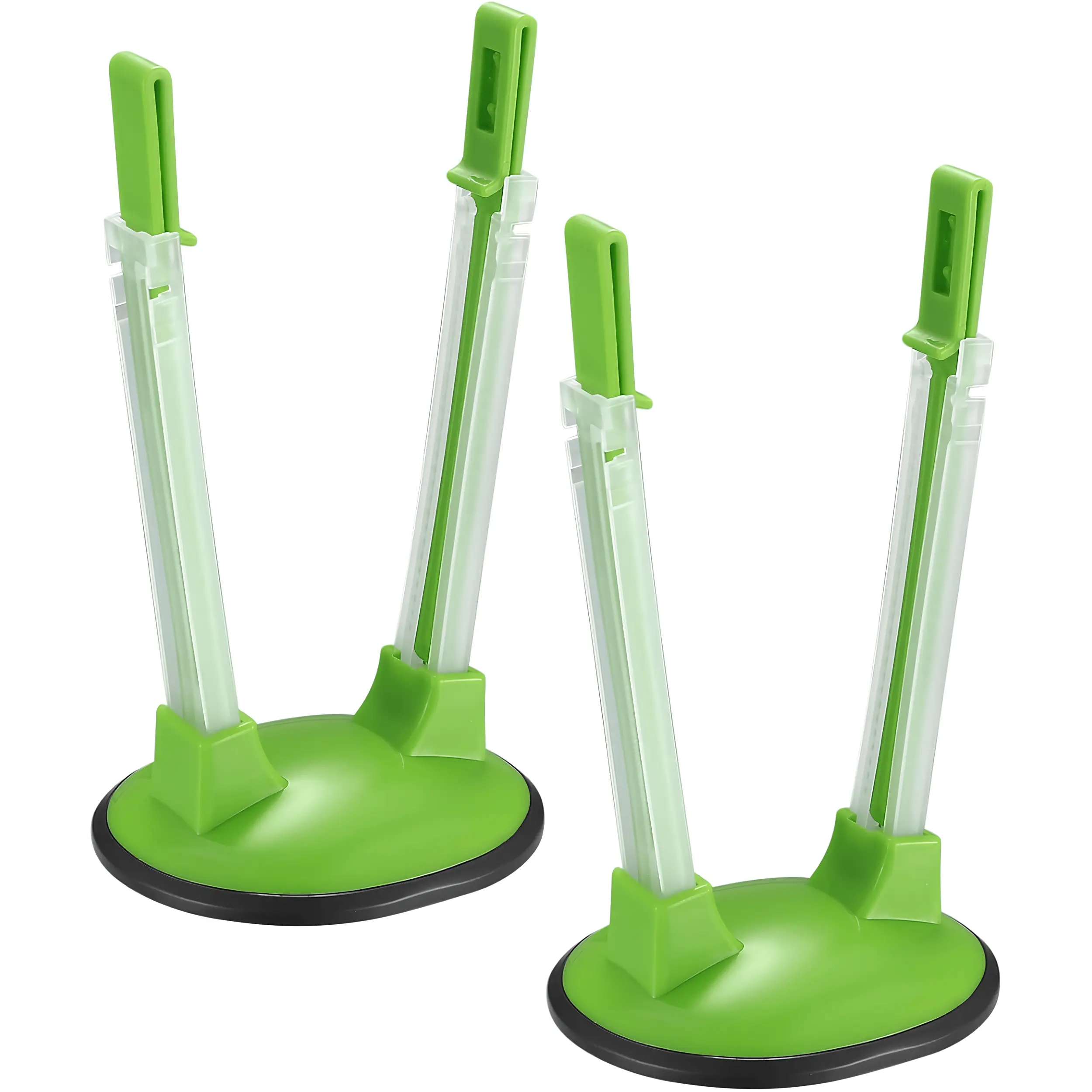 2-Pack Bag Holder Stand Adjustable Food Storage Bag Rack for Freezer and Zip-Style Bags, Hands-Free Kitchen Gadget for Meal Prep, Filling, Organizing & Food Storage