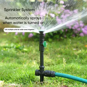 【Free Shipping】Flexible Home Watering Kit – Flexible Sprinkler System, DIY Irrigation Kit, Multi-Adjustable Lawn Sprinkler Set, 33ft  Hose Included