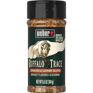 Weber Buffalo Trace Whiskey Flavored BBQ Seasoning, 6.5 oz