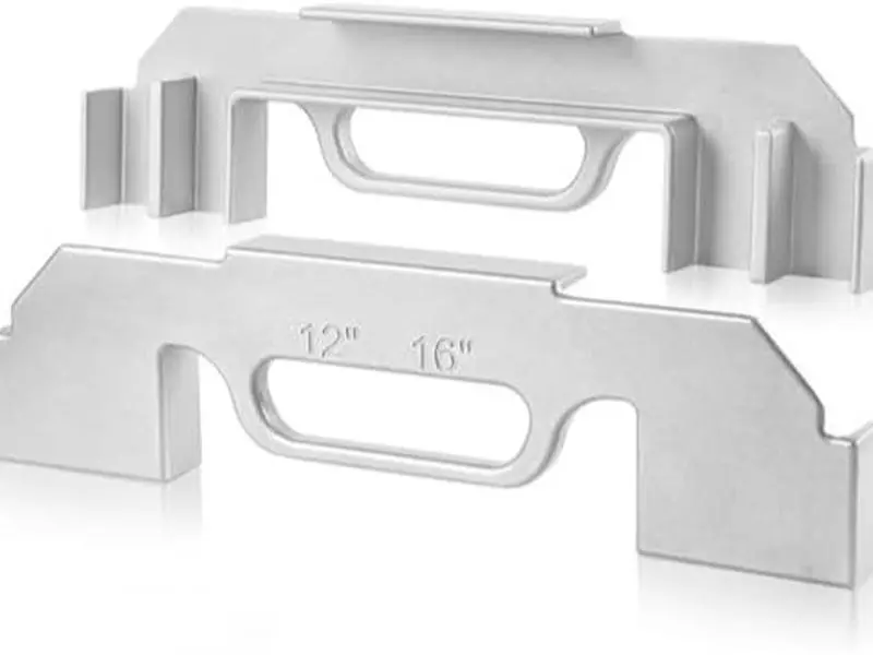 Framing tool 3-in-1,YUEWO framing jig 12/14/16'' On-Center Stud Layout Tool,100% Cast Aluminum Wall Stud Framing Spacing Tool,Construction framing tools for Walls, Roofs, Floors or Ladders
