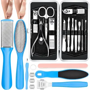 Pedicure Kits-Callus Remover for Feet,23 in 1 Professional Manicure Set Pedicure Tools,Stainless Steel Foot Care,Foot File Foot Rasp Dead Skin for Women Men Home Foot Spa Kit,Hand Tools Kits