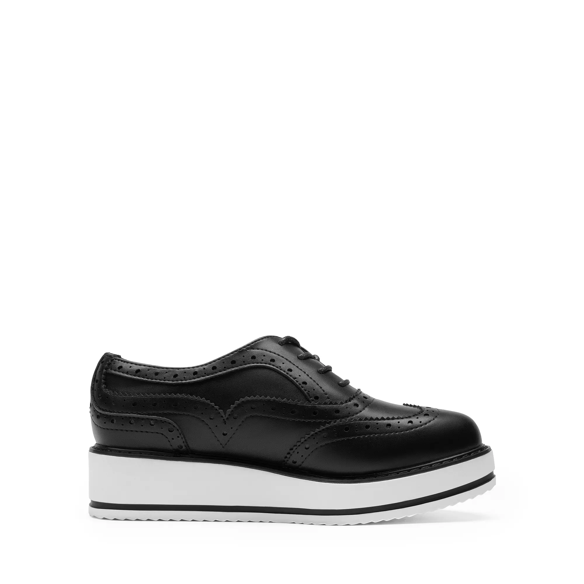 DREAM PAIRS Women's Platform Lace-Up Oxfords - Wingtips, Round Toe, Lightweight Elegant Formal & Casual Walking Shoes, Lace-Up Oxford Oxfords