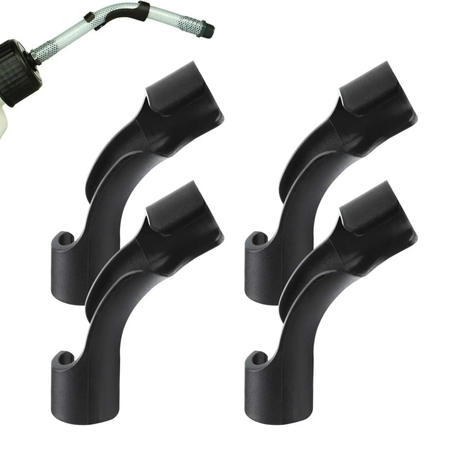 4Pack Hose Bender for Racing Fuel Tanks, Gas Cans, Utility Containers, Hose Benders Compatible with VP, Sportsman, Rural King Jugs to Bend Hose (Black) - Home Improvement.
