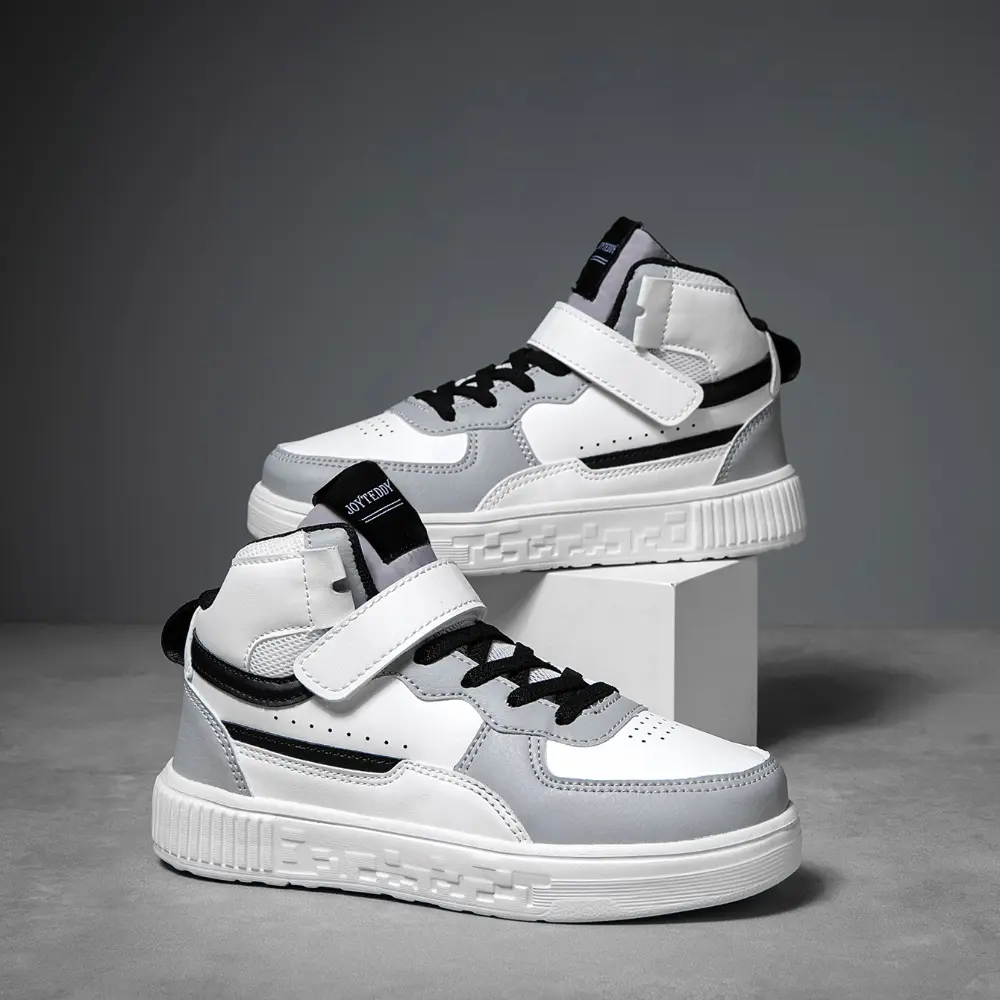 Boys' Casual Trainers - 1 Pair All-Year Comfortable Soft Sports Shoes Suitable for Big Kids and Girls, Ages 8+, All-Year Wear, Everyday Use