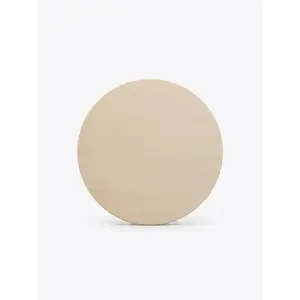 Custom Circular Wooden Coaster – Multiple Base Colors Available