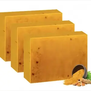 Lemon Turmeric  Kojic Acid Soap (Complimentary bottle of Soap Bag)Gentle Dark Spot Remover for Face Acne Cleanser Cream Cleansing turmeric soap Face Facial Skincare Radiant Comfort