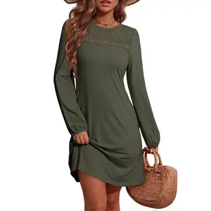 Dokotoo Womens Trendy Crochet Sweaters 2026 Summer Casual Lightweight Long Sleeve Hollow Out Sweater Tops