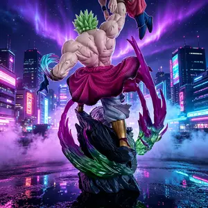 Premium DBZ Anime Character Figure, Detailed Craft Collectible Statue, Multipurpose Holiday Ornament & Unique Birthday Gift for Boyfriend, High Quality Desk Decor