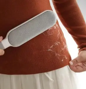 Double-Sided Pet Hair Remover, Manual Electrostatic Sticky Lint Brush, for Cat, Clothing, Sofa, Furniture, Carpet Cleaning