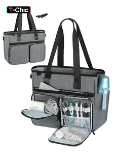 Teacher Tote Bag 15.6 inch Laptop Bag Work Bags for Women Nurse Tote Laptop Briefcase for Office, College, Nursing, Travel Essentials, Large Travel Tote Shoulder Bag with Zipper for College Office Clinical Gym Storage Carrying Bag
