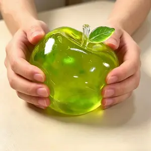 Slushie Apple Squishy, Moldable Non-Rebound Crunchy Fidget Toy, Perfect for Medium Grip Strength, Stress Relief Toy, Stress Relief Fidgeting