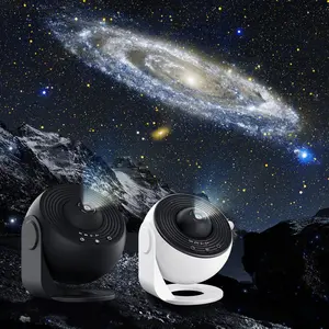 USB Powered Galaxy Star Projector Light, 360° Rotating Star Projector with Knob & Timer, Novelty Lighting for Bedroom, Ceiling, Room Decoration, Ceiling Projection Lamp