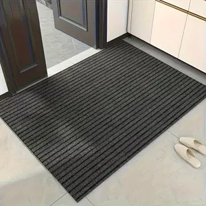 Striped Waterproof Non Slip Floor Mat, Outdoor Entrance Doormat, Entryway Mat, Easy To Clean, Home Decoration For Outdoor Bathroom, Entrance, Balcony, Porch